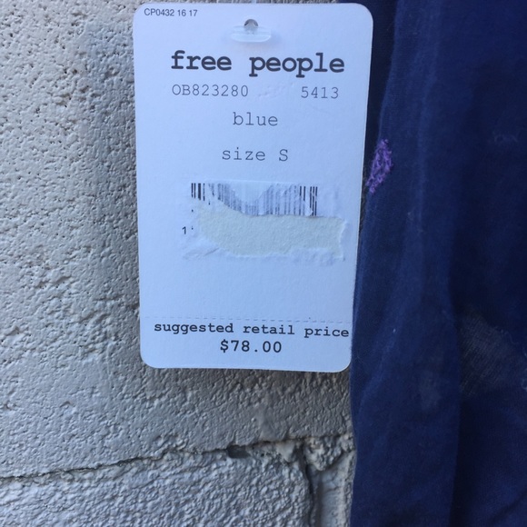 NWT Free People Embroidered Tank - Picture 7 of 8